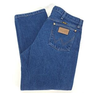 Wrangler Jeans Mens 34x26‎ (36x30) Denim 13MWZ Cowboy Cut Original Fit Western
